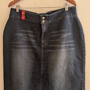 Blue Jean Skirt 3x